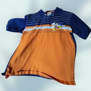 Vintage Boys Disney Store Mickey Mouse Polo Shirt